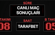 Tarafbet Canlı Maç Sonuçları